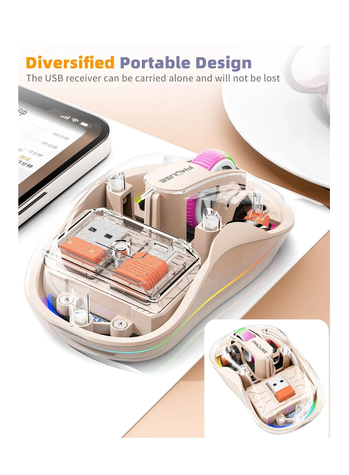 Transparent Mouse - Wireless