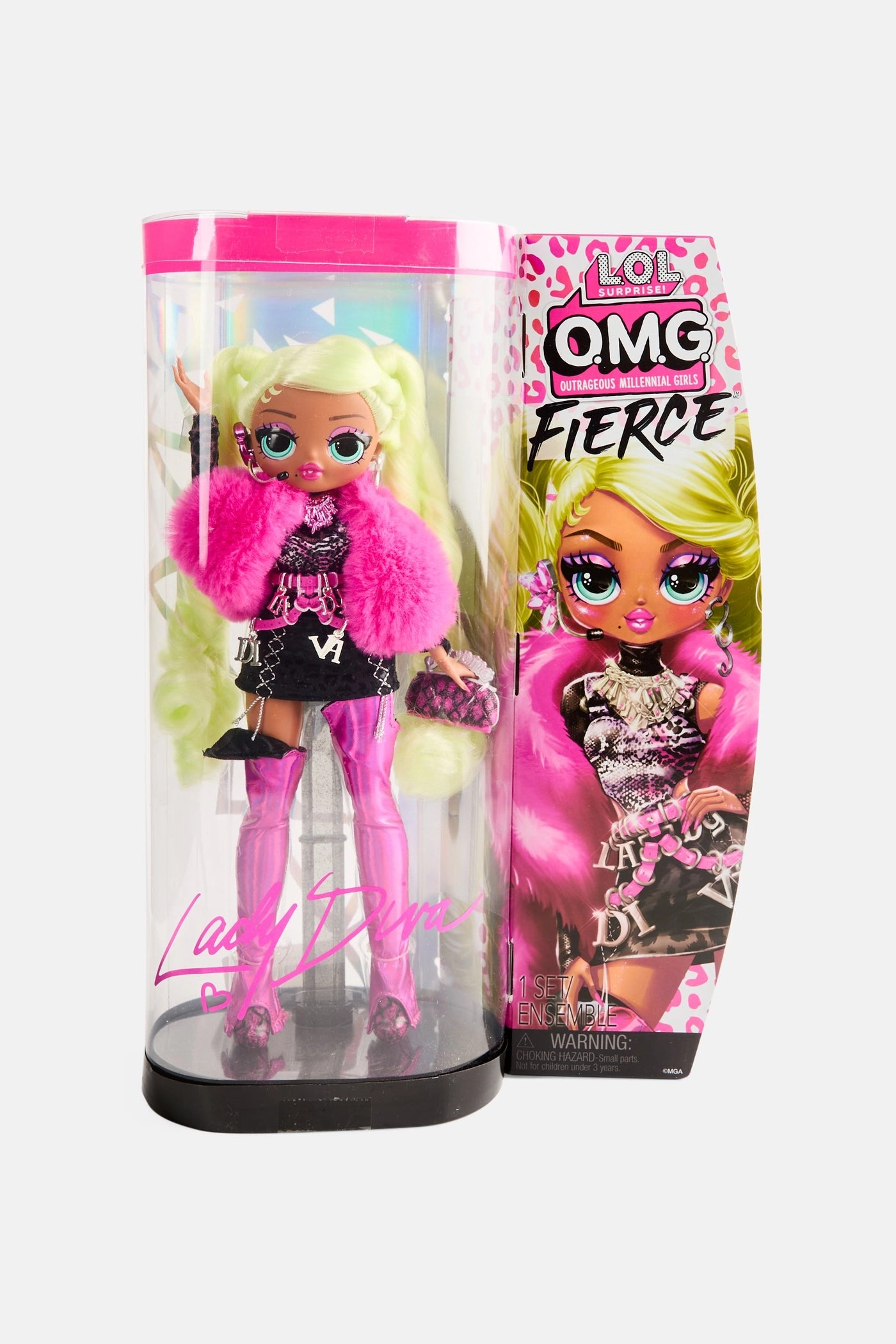 MGA Entertainment Fierce Lady Diva Fashion Doll - One Size Fashion Outfits And Accessories