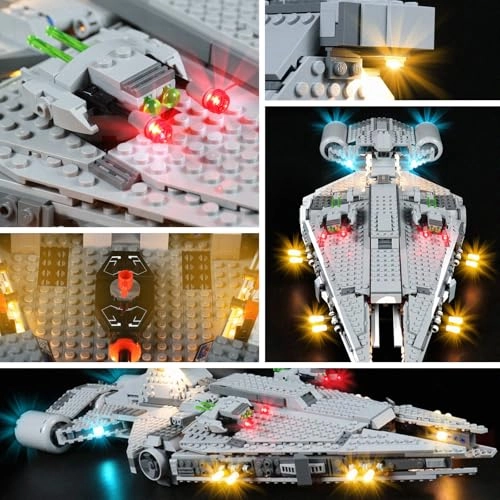 LED Lighting Kit for LEGO 75315 Imperial Light Cruiser - Plastic less than 5V