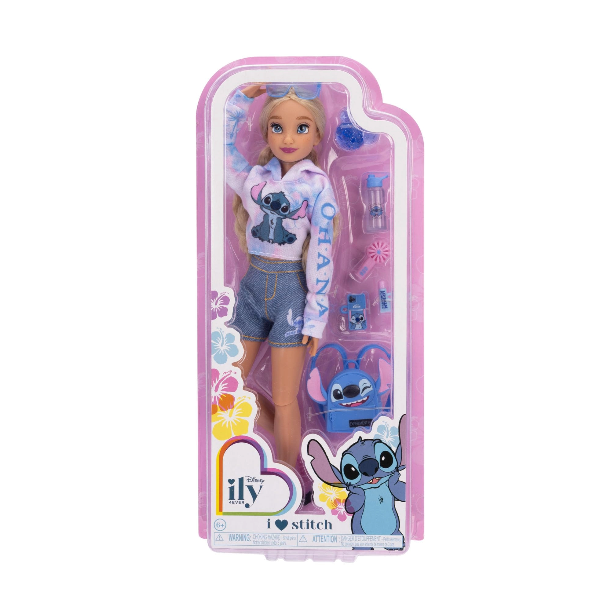Stitch Fashion Doll - Dark Hair 13 Points of Articulation Two Outfits Ages 6+