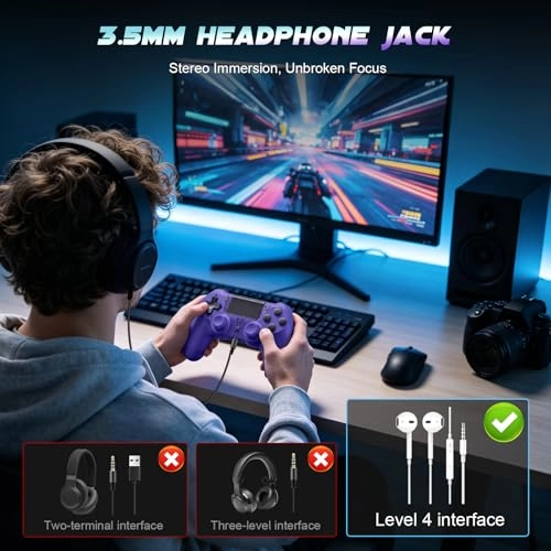 Wireless Controller for PS-4 - black