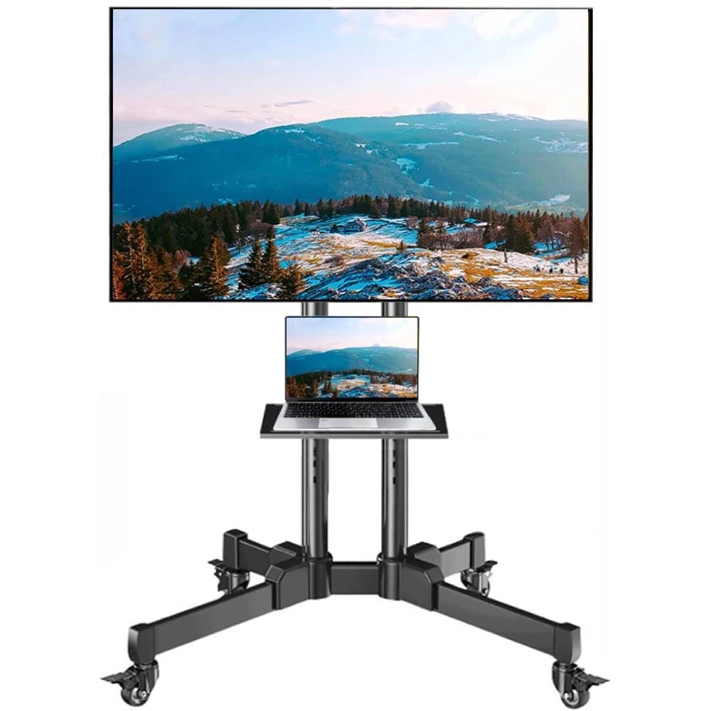 Mobile TV Cart - 100lbs 32 to 75" Inch
