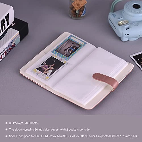 Instax Mini 80 Photo Pockets PU Leather Photo Album