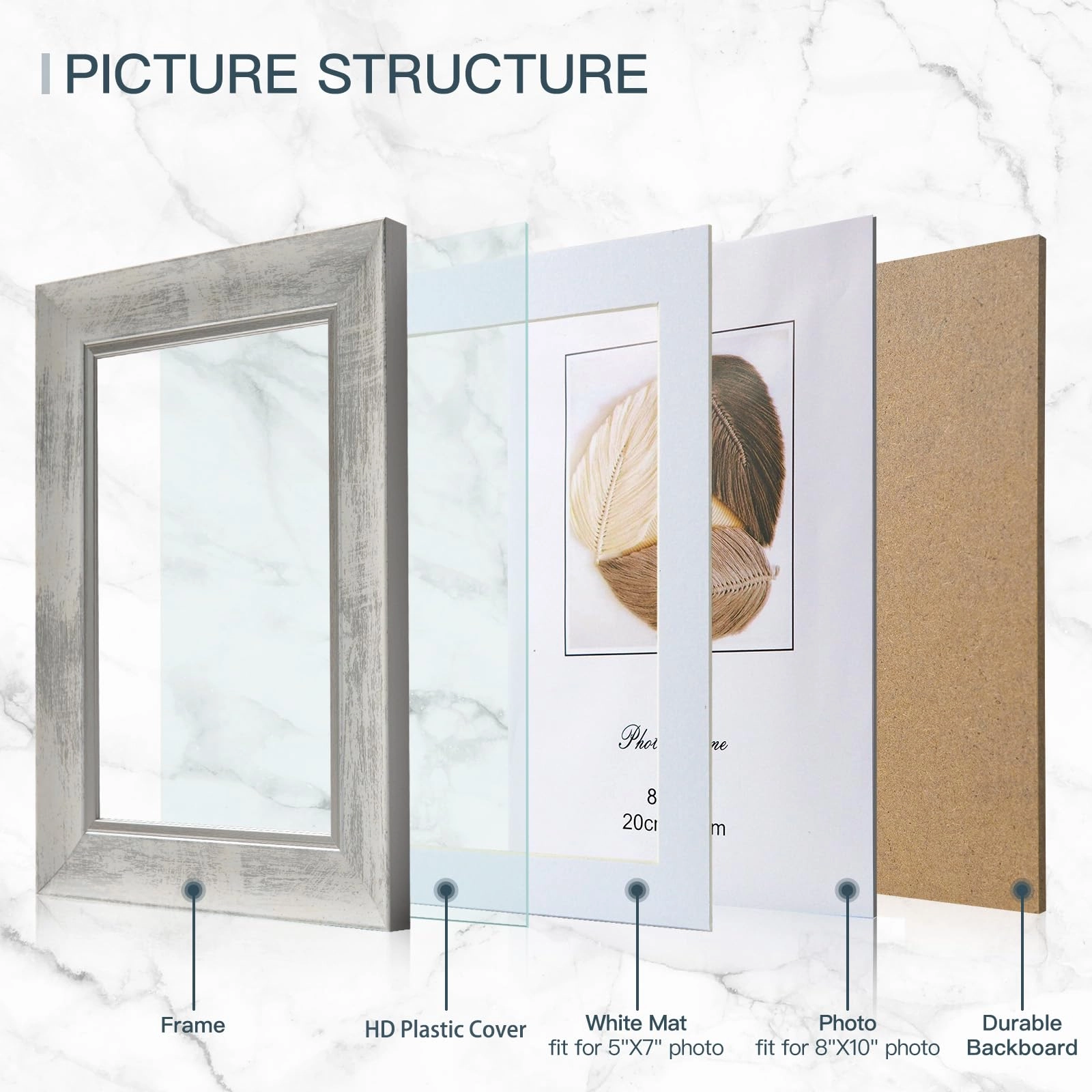 Picture Frames - 8 x 10 inch Bundle
