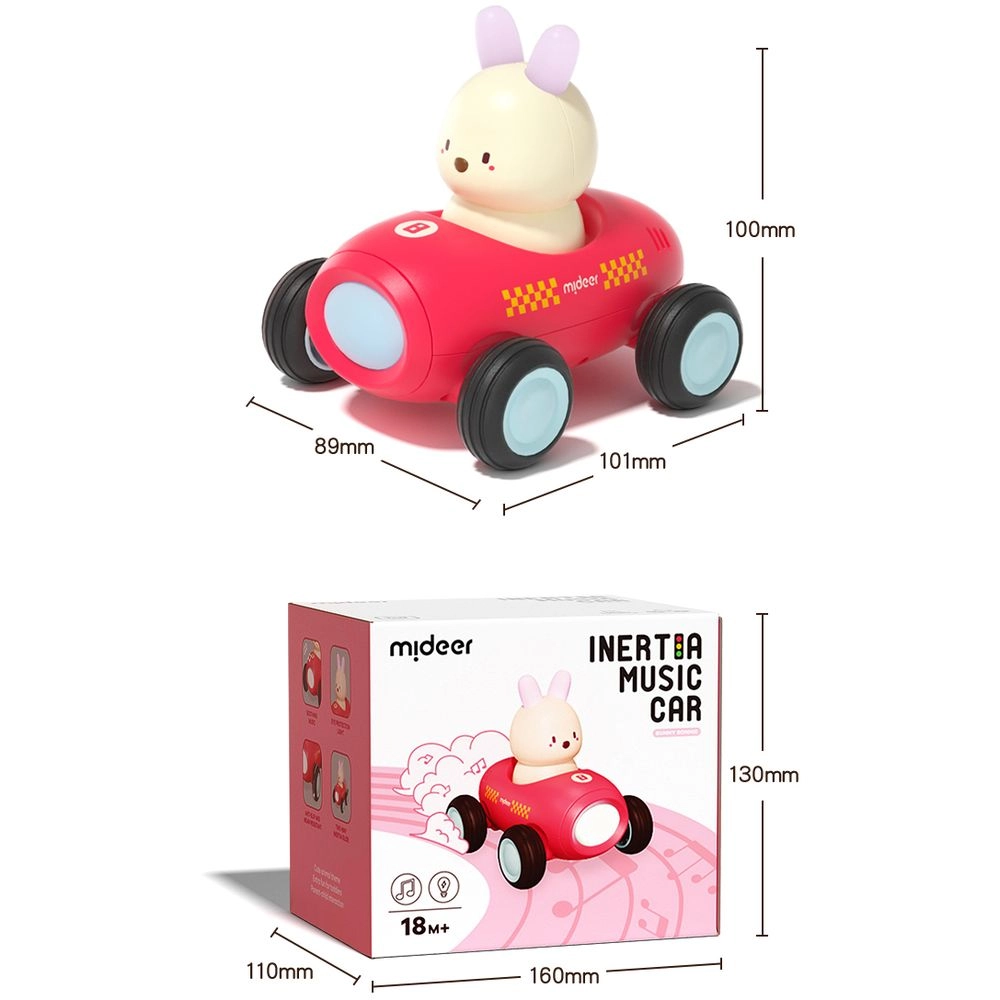 Musical Car Bonnie Bunny - 18 Months