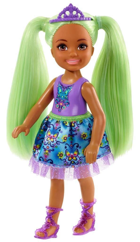 Barbie Chelsea Sprite Doll - 7-inch Green Hair Ages 3+