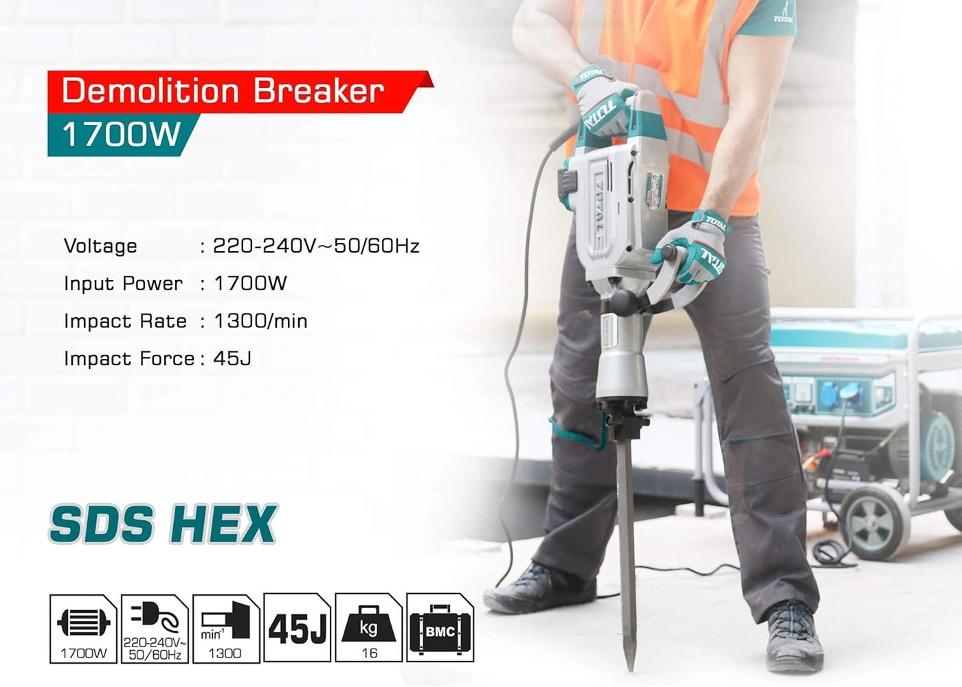 Demolition Breaker - 1700W