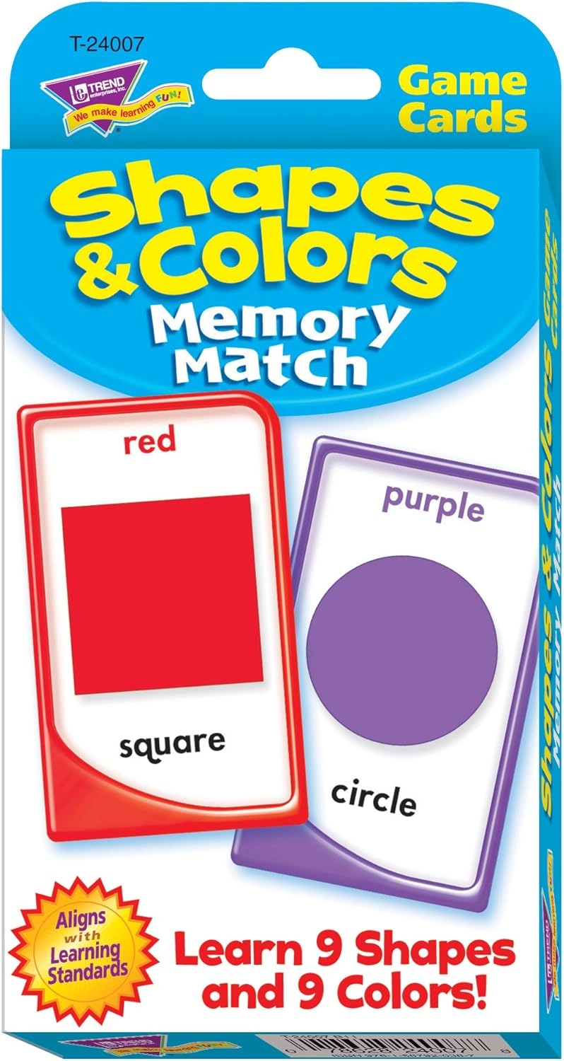 Colors and Shapes Memory Match - 3 months and up 56 pieces