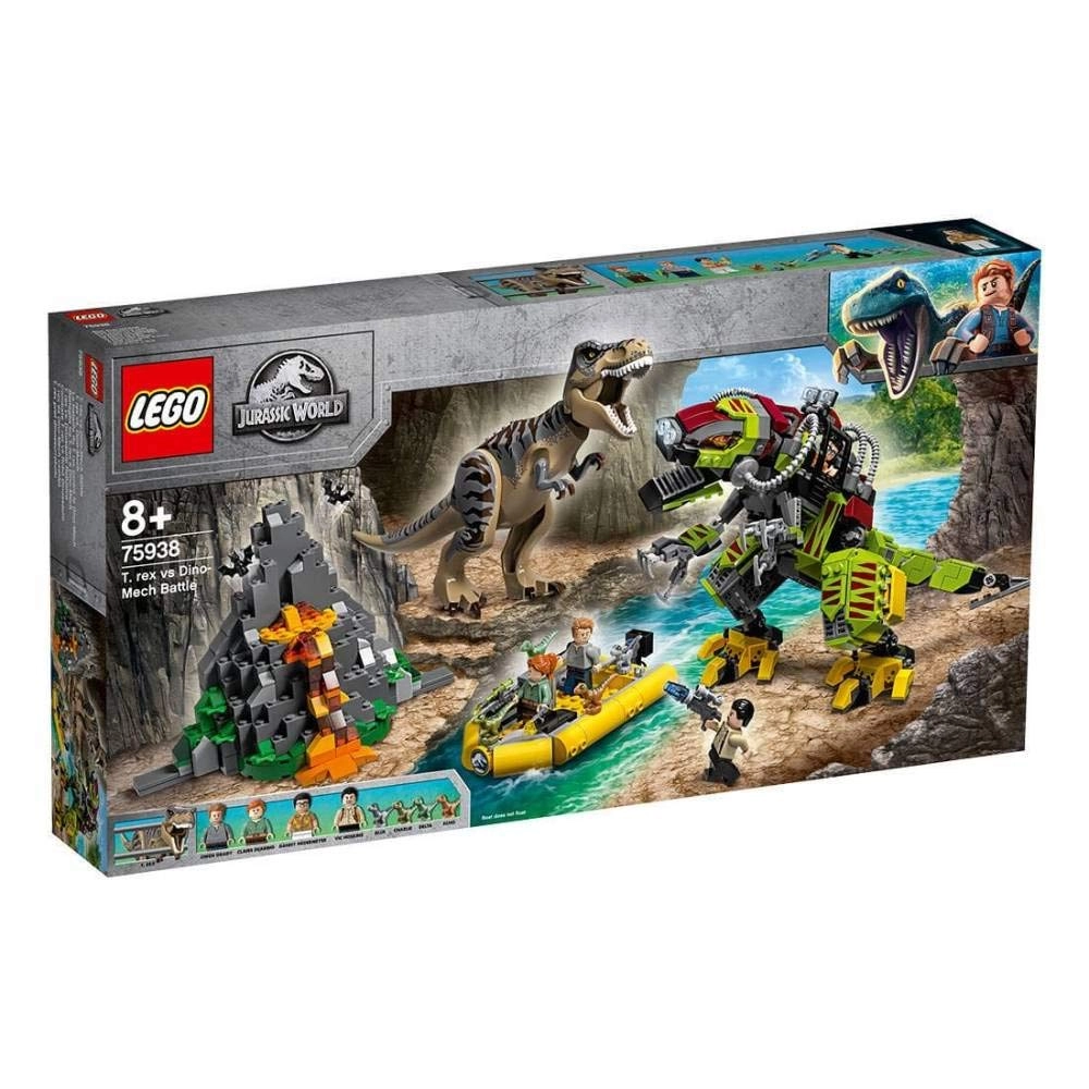 LEGO Jurassic World T. rex vs Dino Mech Battle (75938)