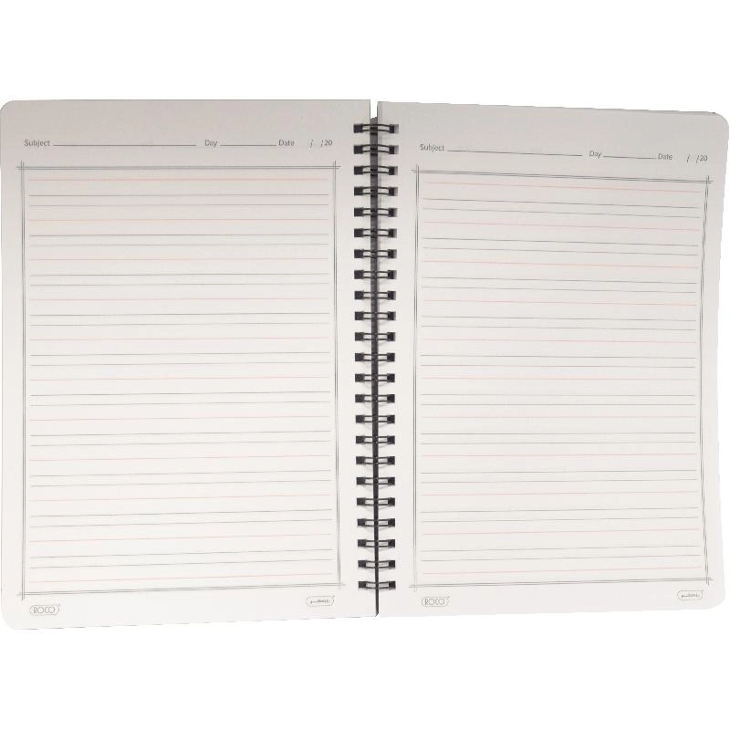 Notebook 19 X 26 cm Spiral - Grid 100 Sheets