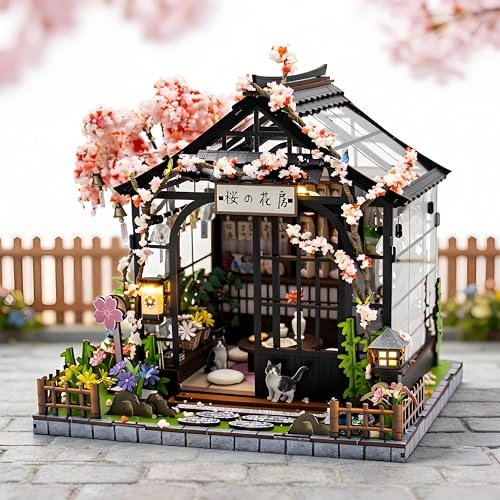 Japanese Sakura Flower House