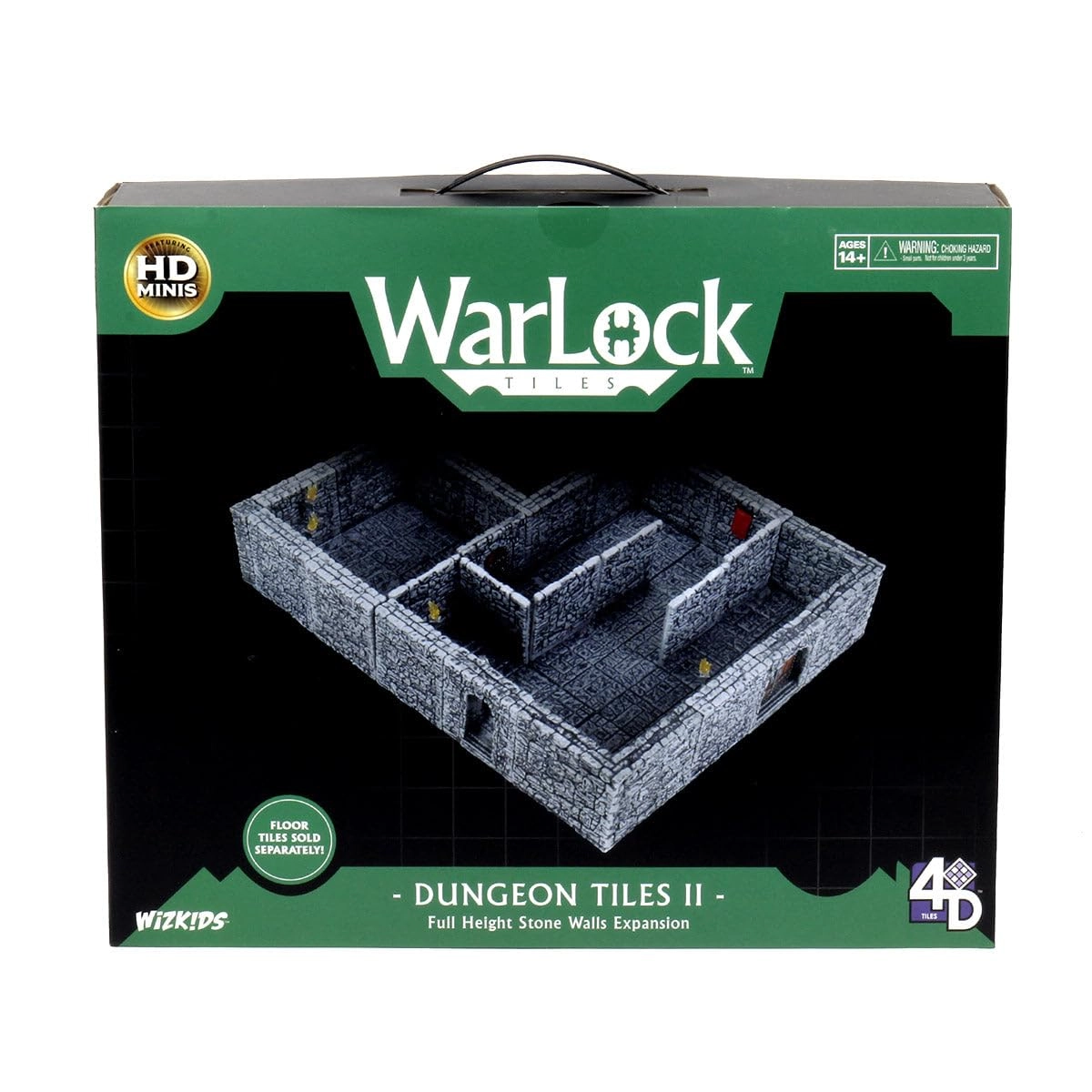 WizKids WarLock Tiles: Dungeon Tiles 2 - Full Height Stone Walls Expansion