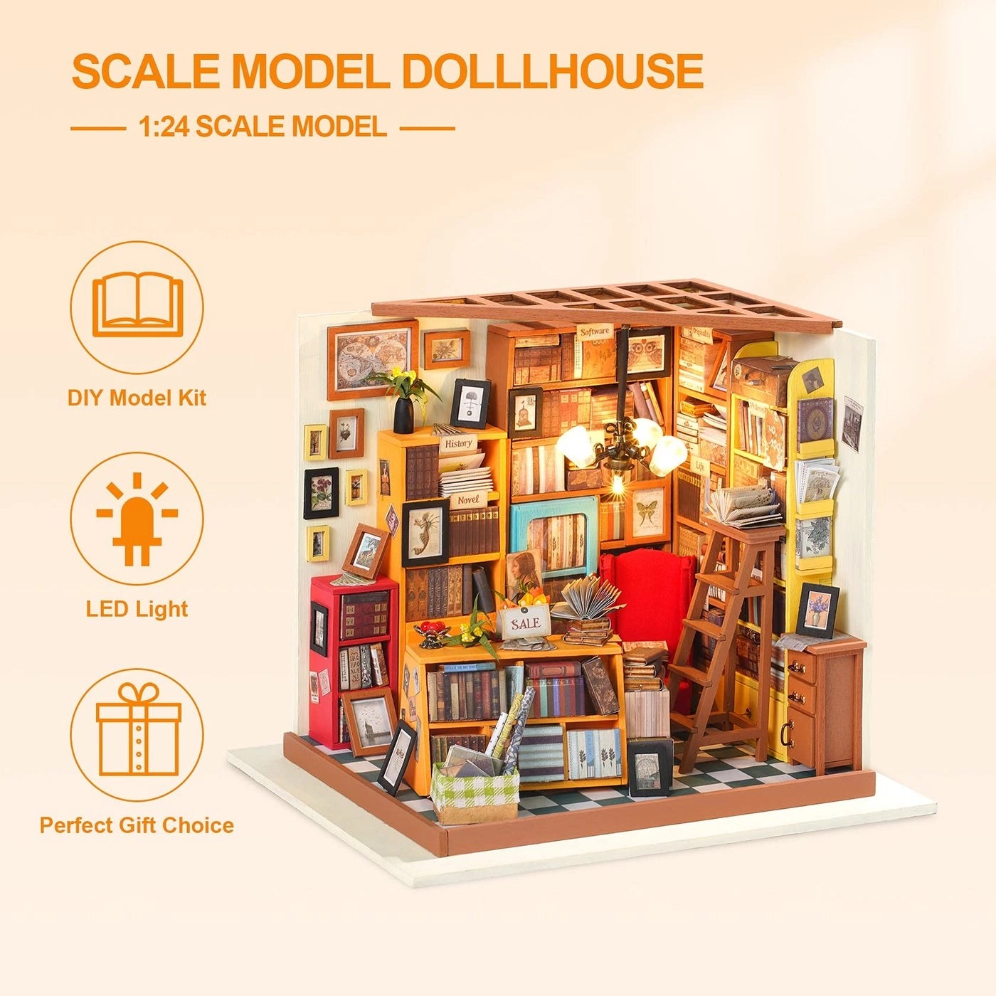 Sam'S Study - 1:24 Scale