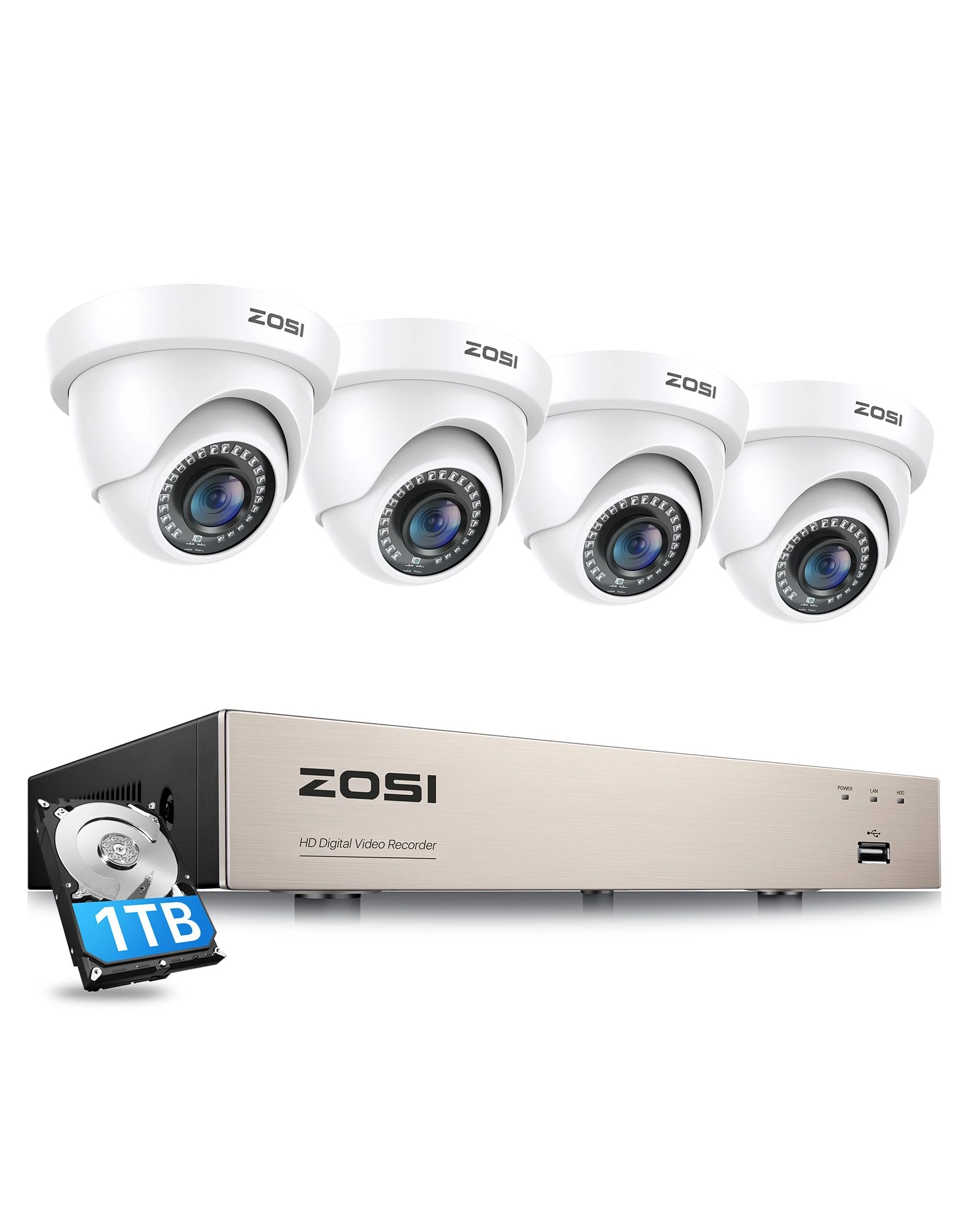 5MP Lite Surveillance DVR - 1TB 8 Channel