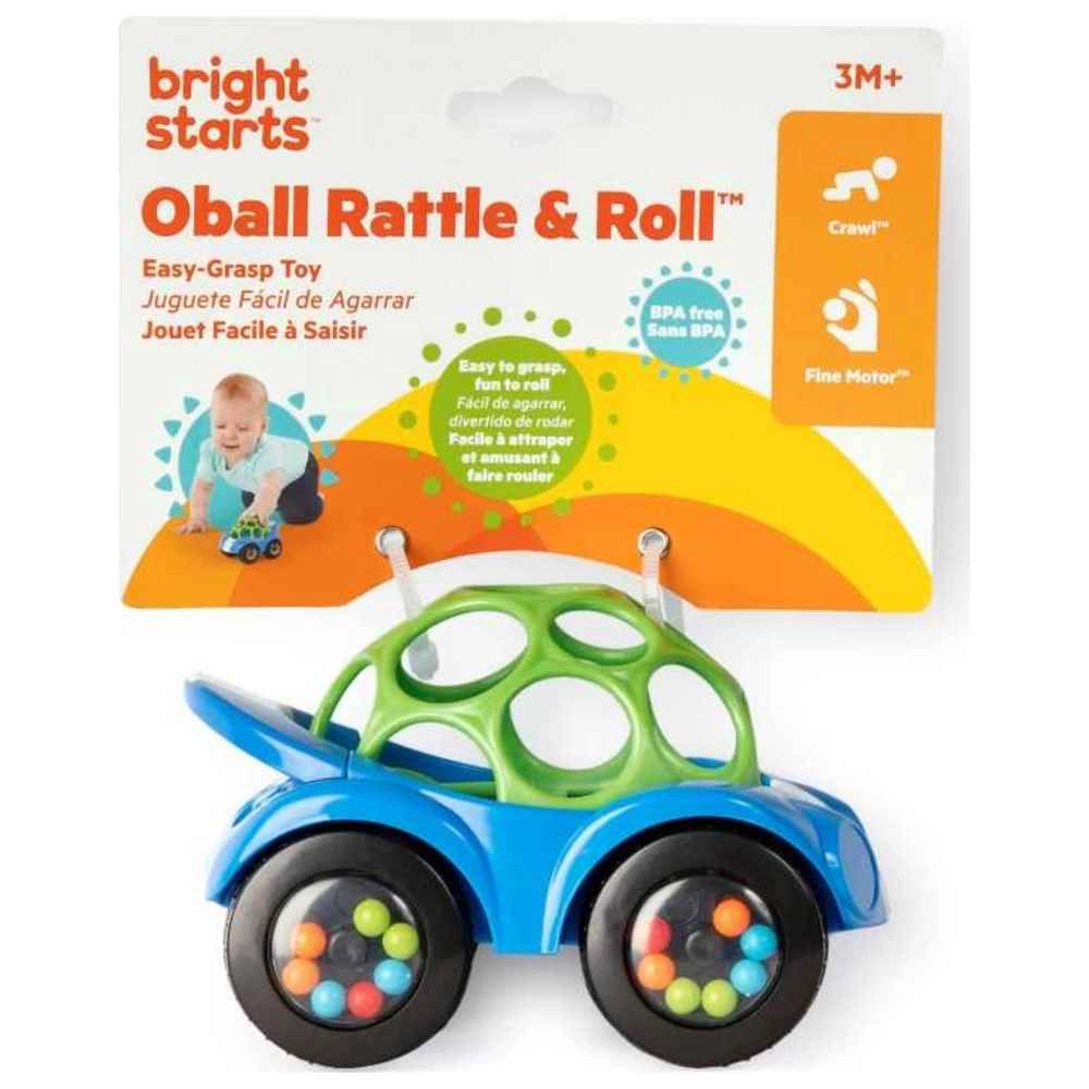 Rattle & Roll Toy - Suitable for 3 months & above Oball 1pc