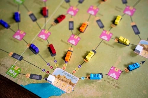 Age of Rail: Allegheny & La Pampa - Double-Sided Expansion Map