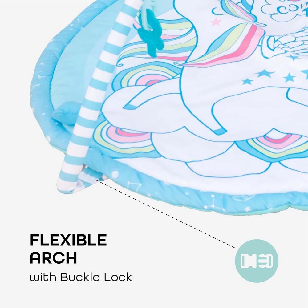 Perky Baby Playmat & Activity Gym - Unicorn 0 month