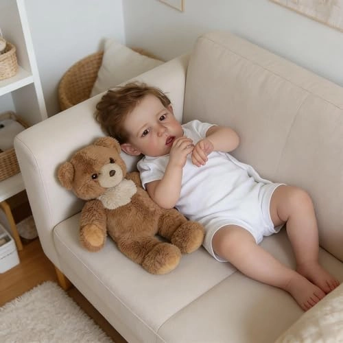 Liam Reborn Baby Doll - 20 inch Vinyl Boy Blonde Hair Ages 3+