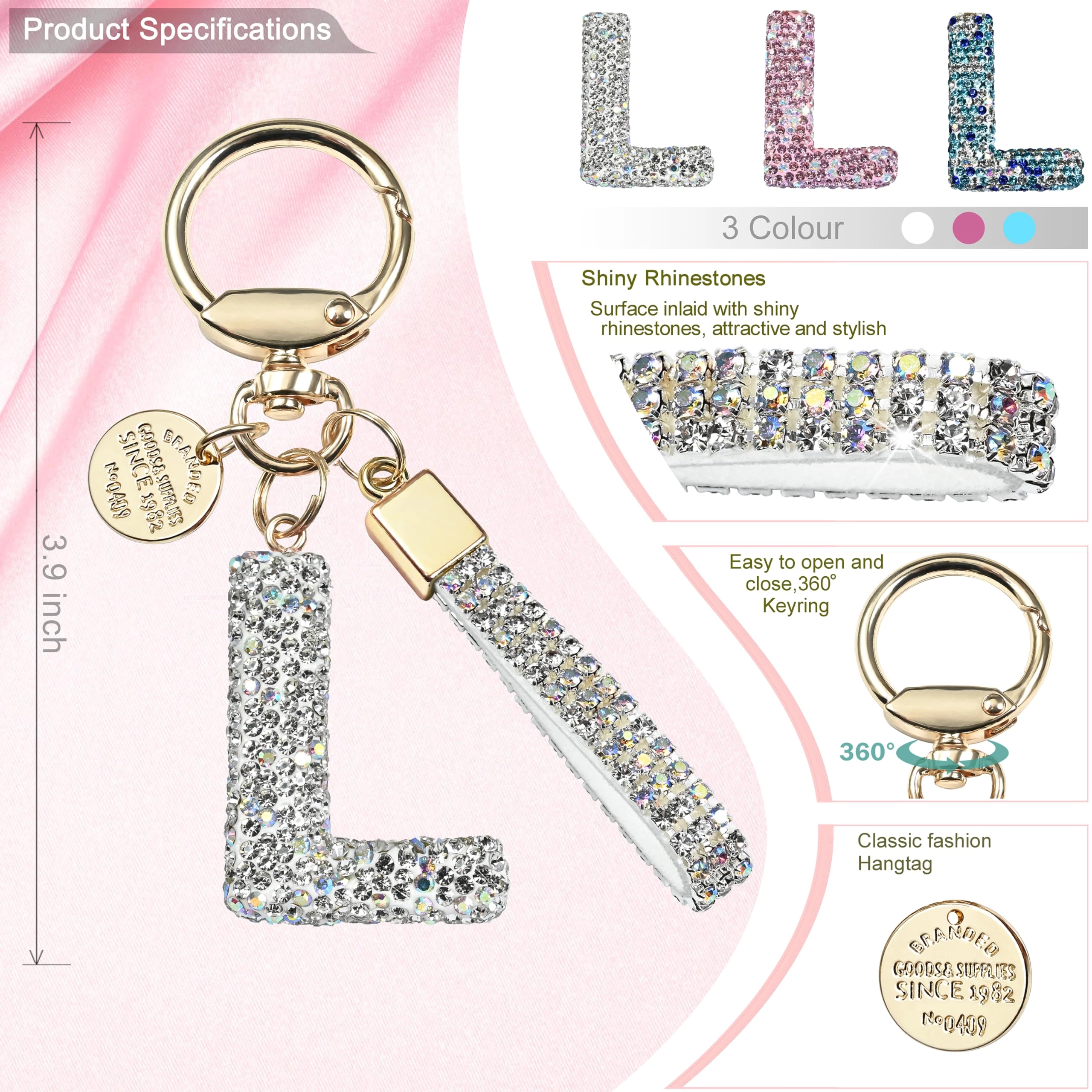 Initial Letter Keychain - Letter