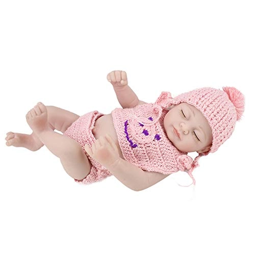 Reborn Baby Doll - 10 inch 25 cm Silicone black skin Ages 3 months+