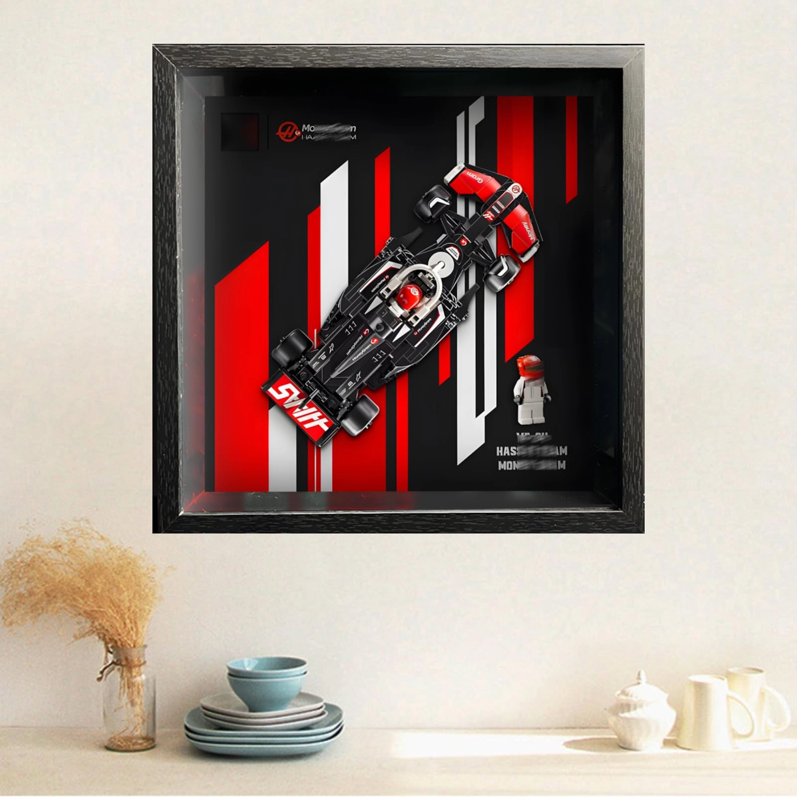 Display Wallboard Wall Mount Speed F-1 for Lego 77242 77243 77244 77245 77246