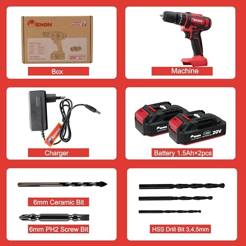 Cordless Impact Drill - 1.5 Amp Hours