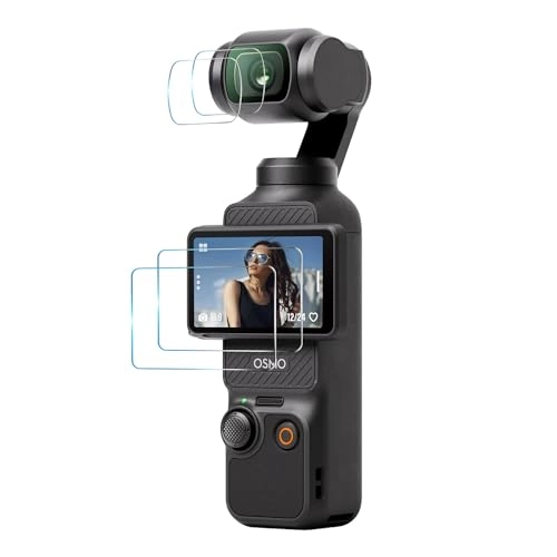 Tempered Glass Screen Protector - DJI OSMO Pocket 3 + Lens Protector Film