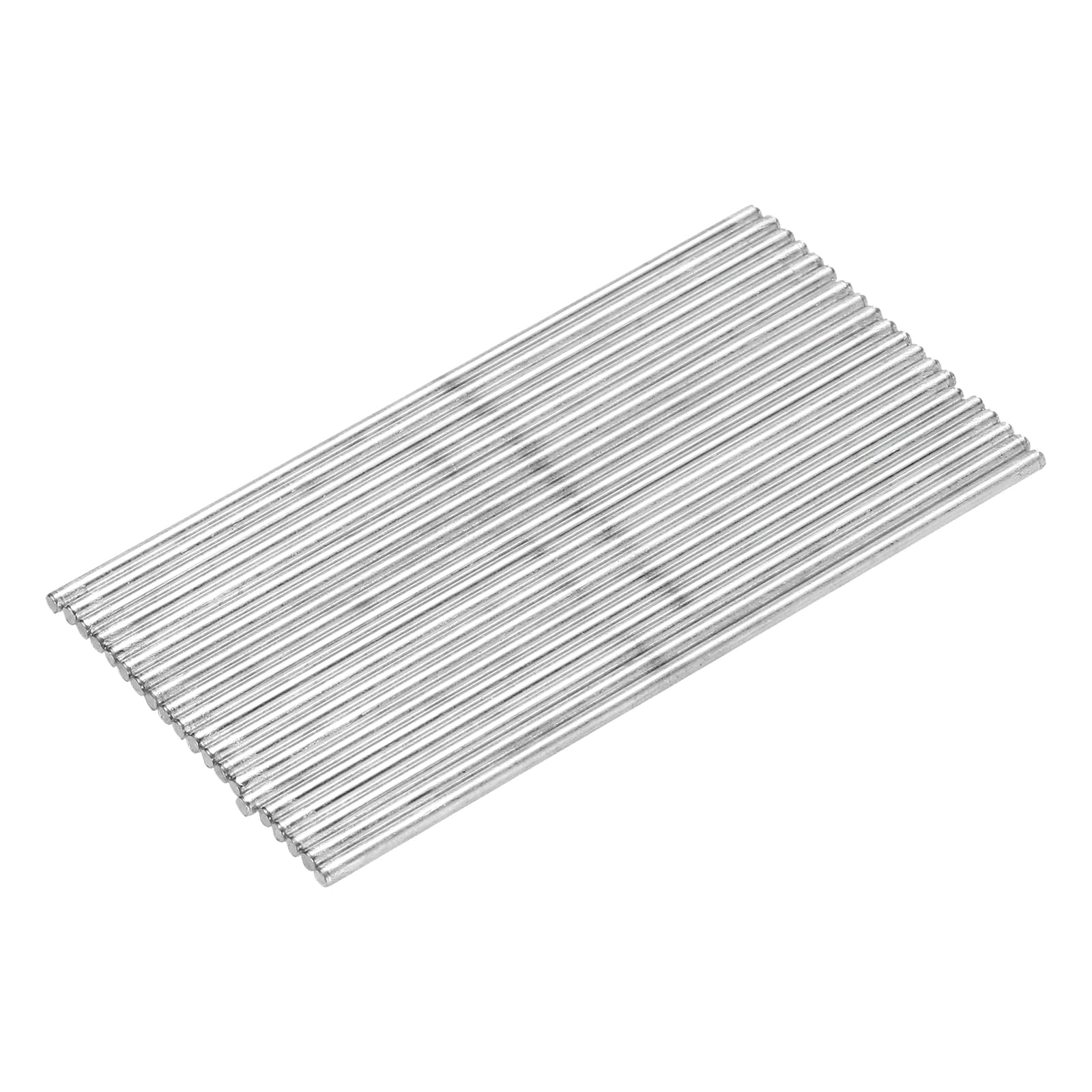 SourcingMap Round Rod Axles - 2.5x100mm 20pcs Iron