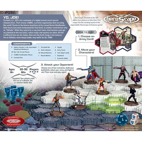 GI Joe Heroscape - Rumble at The Rift Battle Box