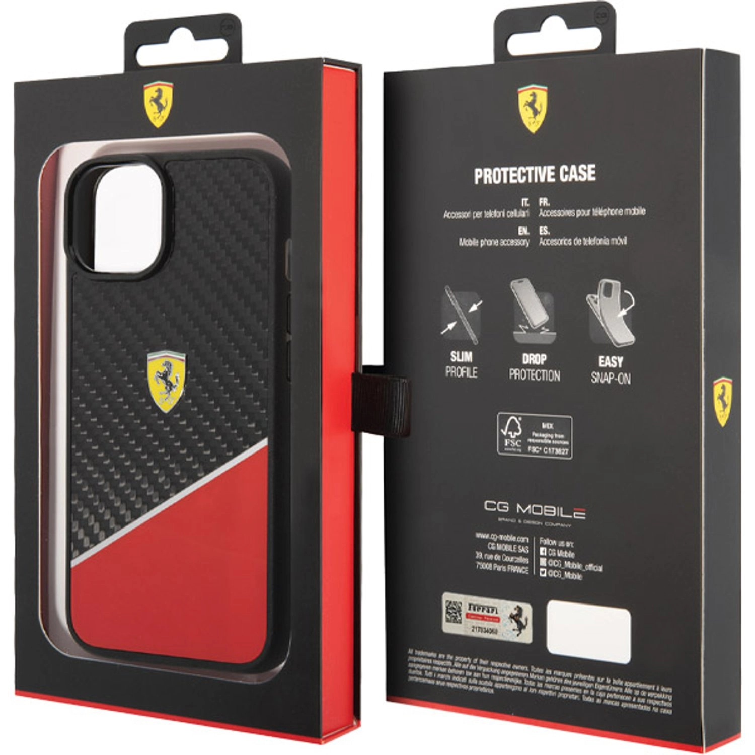 Bimaterial Carbon Case for iPhone 14