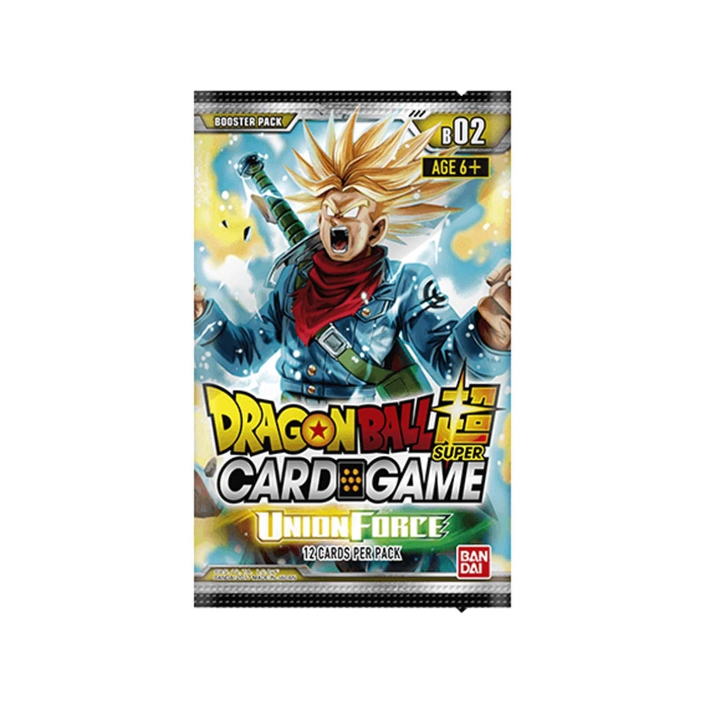 Bandai Dragon Ball Super CG Booster Pack B02 Union Force