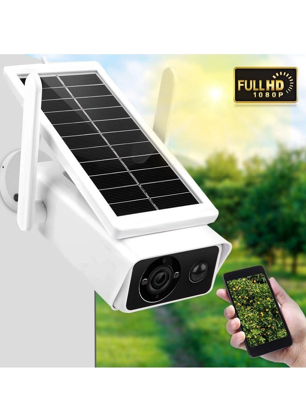Solar Surveillance Camera 1080P