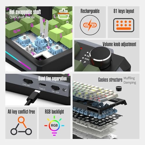 Wireless Mechanical Keyboard - Wired/Wireless