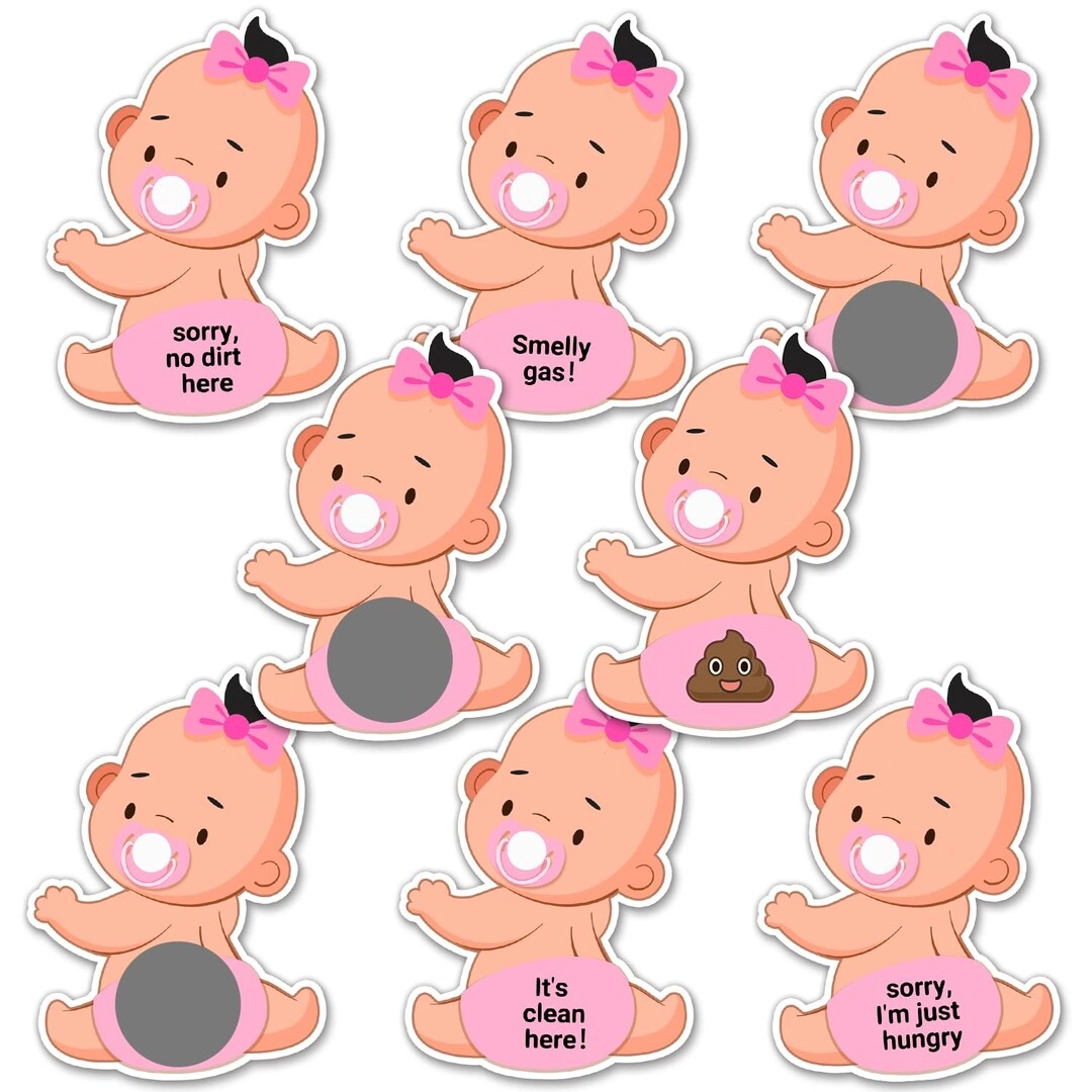 MZA STORES Scratch Off Game - Baby Shower 38 Cards