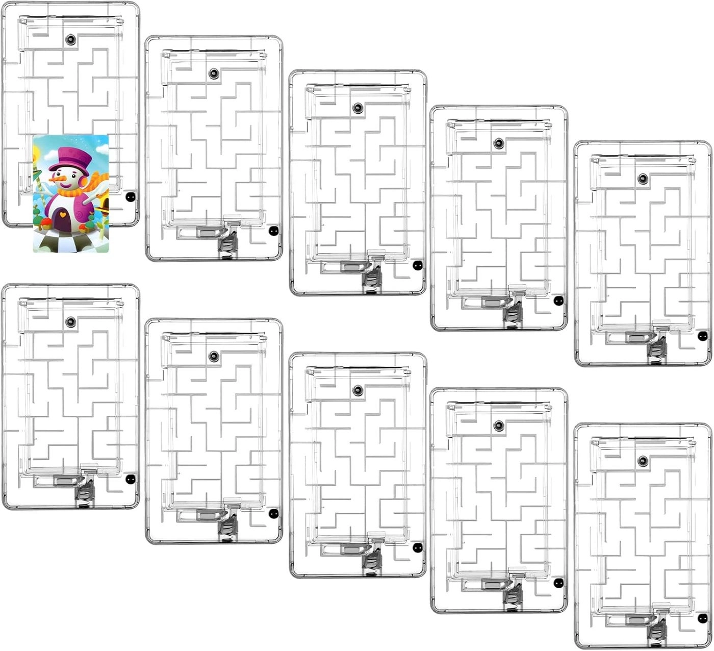 Civaner Gift card holder maze puzzle - over 12 years old 10 pieces