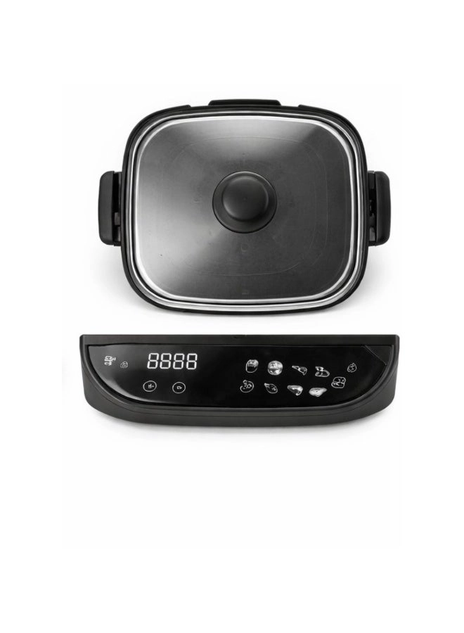 4-in-1 Multi-Function Electric Cooker - 180° Flip Design Digital Touch Control
