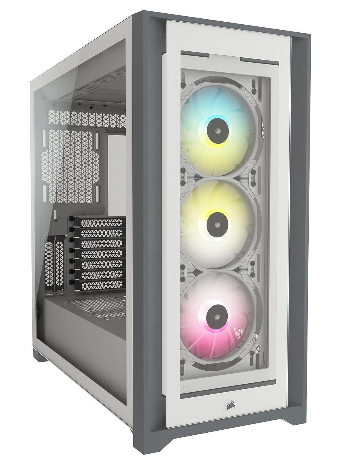 Corsair Icue 5000X Cc-9011213-Ww - RGB Tempered Glass Mid-Tower ATX