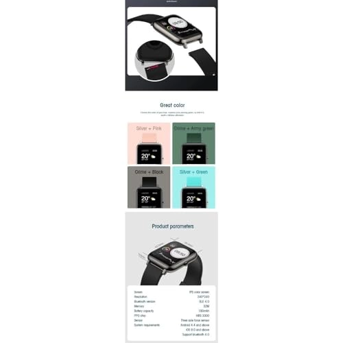 2208A Electronic Bracelet - Heart Rate Blood Pressure Monitor Pedometer