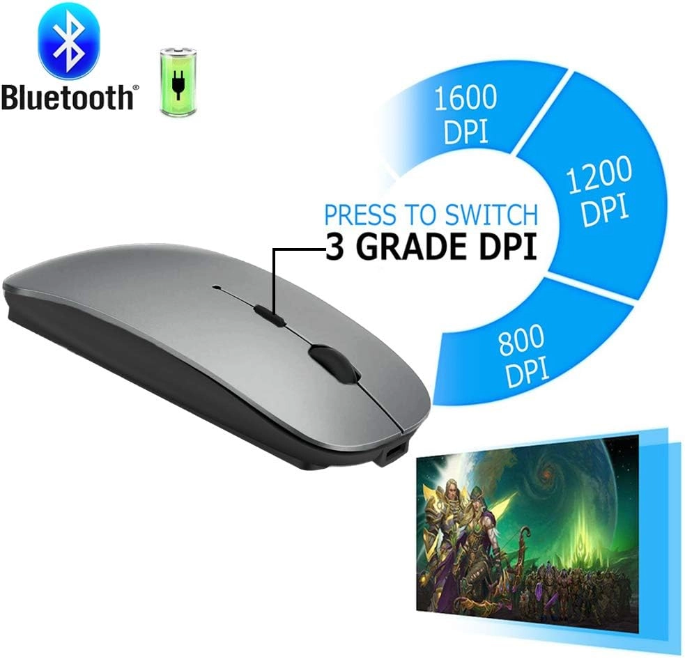 LED Rechargeable Mouse - Bluetooth