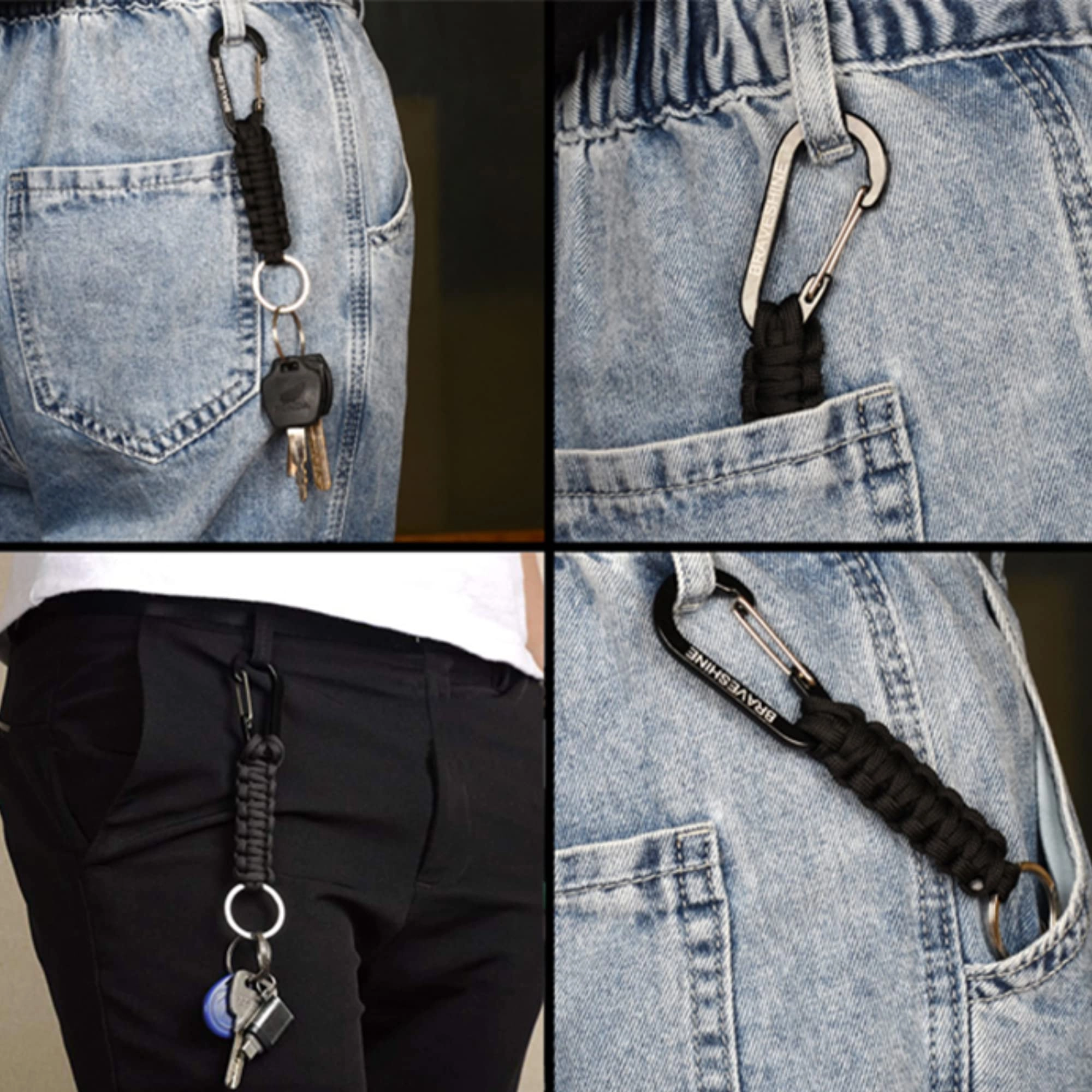 Paracord keychain