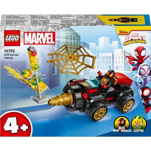 Drill Spinner Vehicle (10792) - Spidey and His Amazing Friends Marvel