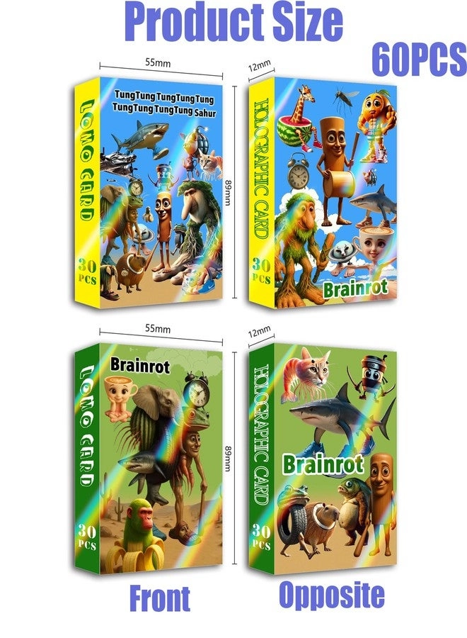 Italian Brainrot Cards - 60PCS 2 Boxes