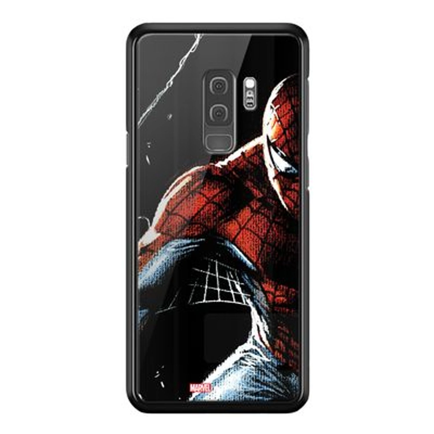 Wackylicious Spiderman In The Dark Back Case for Galaxy S9 Plus