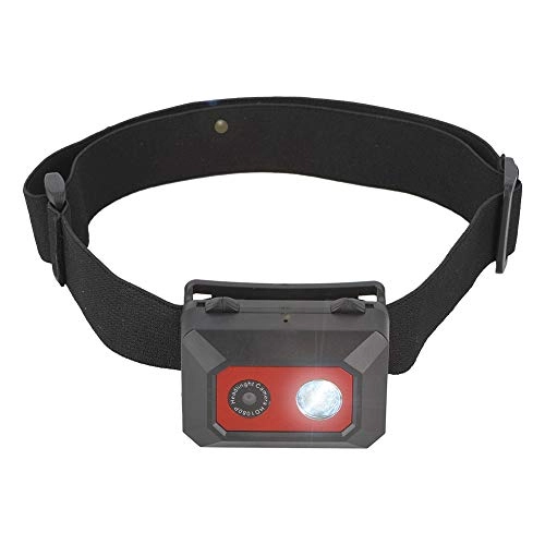 Mini Action Camera,5-10M Night Vision Head-Mounted 1080P HD,2 in 1 1.5/6Hour Led Headlamp/SOS Mode Hands Free Video Camcorder with Elastic Headband Support 32GB Storage for Outdoor Sport,Traveling