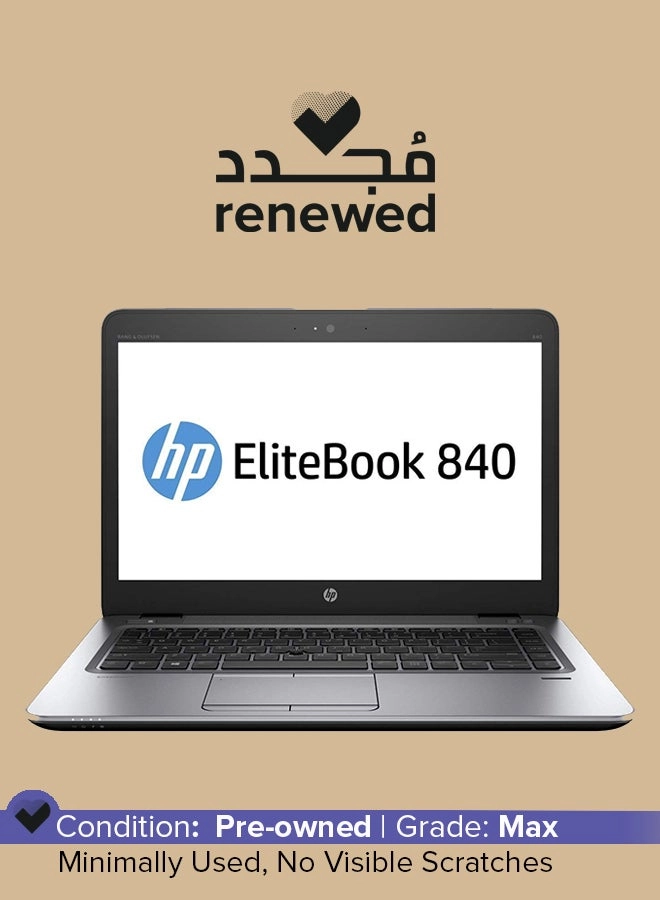 HP (Renewed) Elitebook 840 G3 T6F44UT - 14'' i5-6200U 8GB DDR4 256GB SSD
