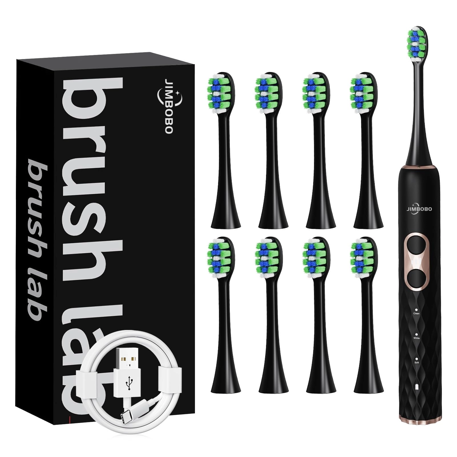 X-3 - 8 Brush Heads 6 Modes USB Rechargeable