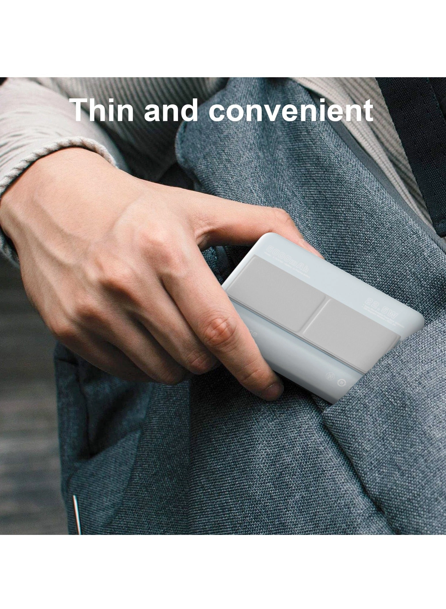 MZPB5KLBL - 5000mAh 22.5W Fast Charging