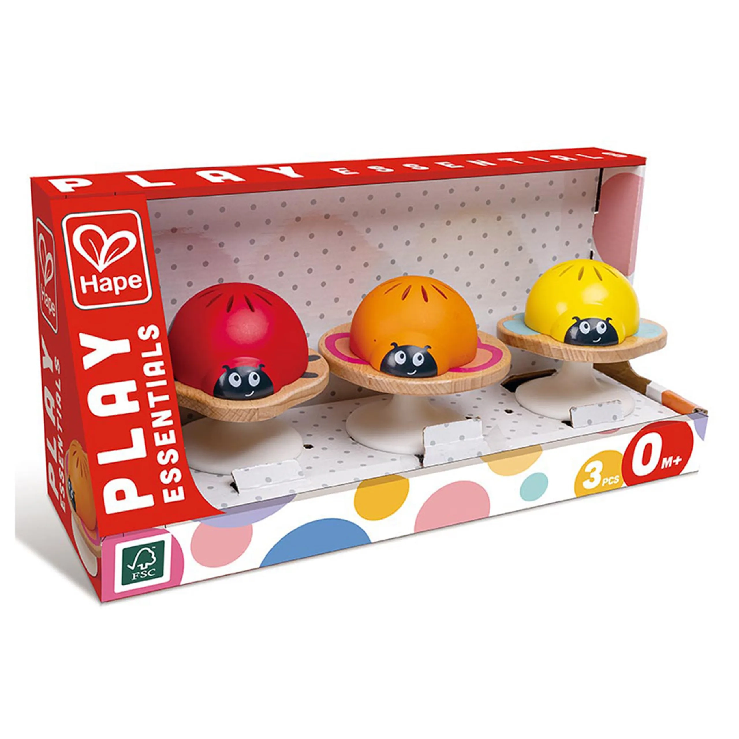 Stay Put Animal Rattles - 0 + 3pcs