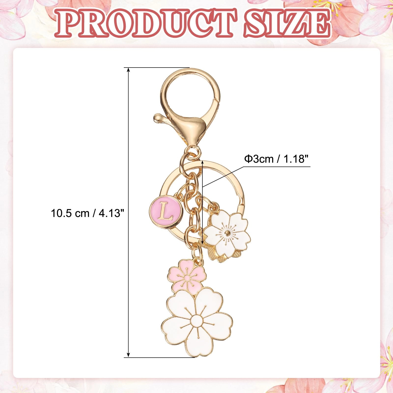 Initial Keychain - Letter