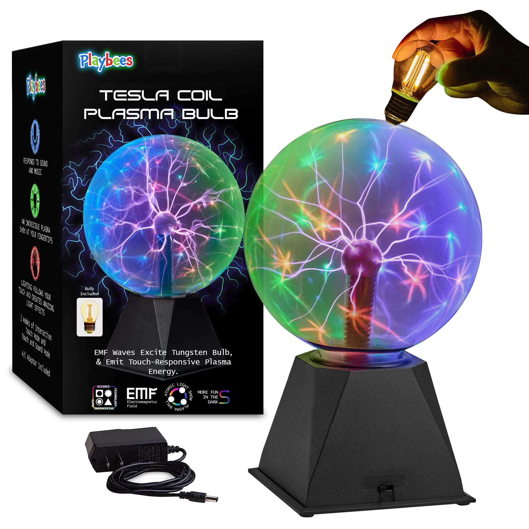 Plasma Ball - 7 Inch Red